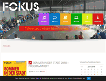 Tablet Screenshot of fokus-os.de